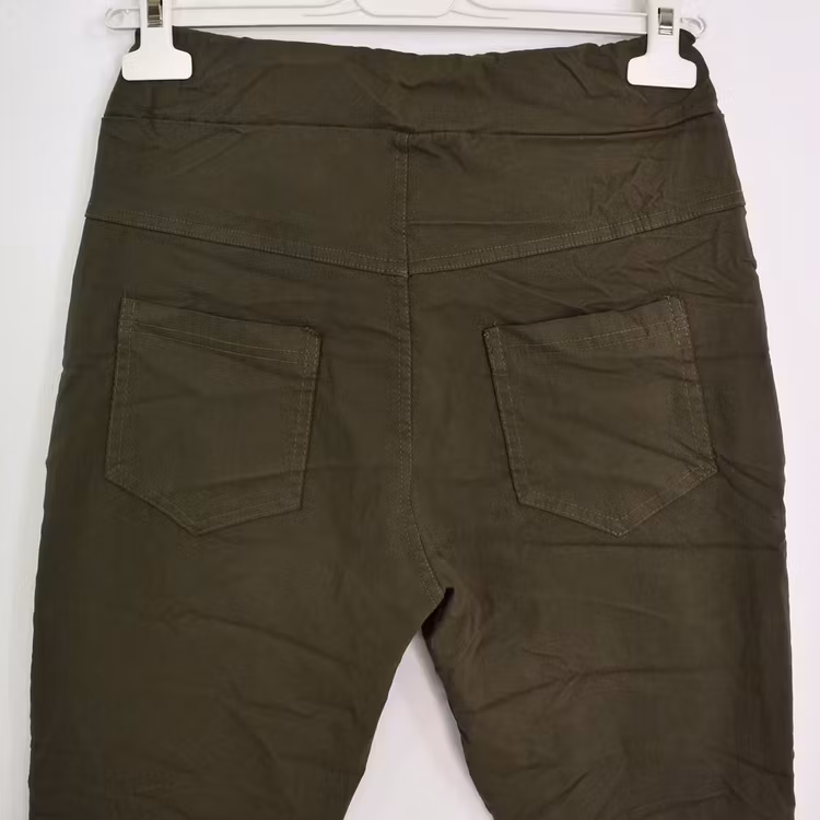 ANDRASORTERING Stretchig Byxa Alva MÖRK KAKI 34/36