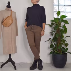 ANDRASORTERING Stretchig Byxa Alva MÖRK TAUPE 36/38