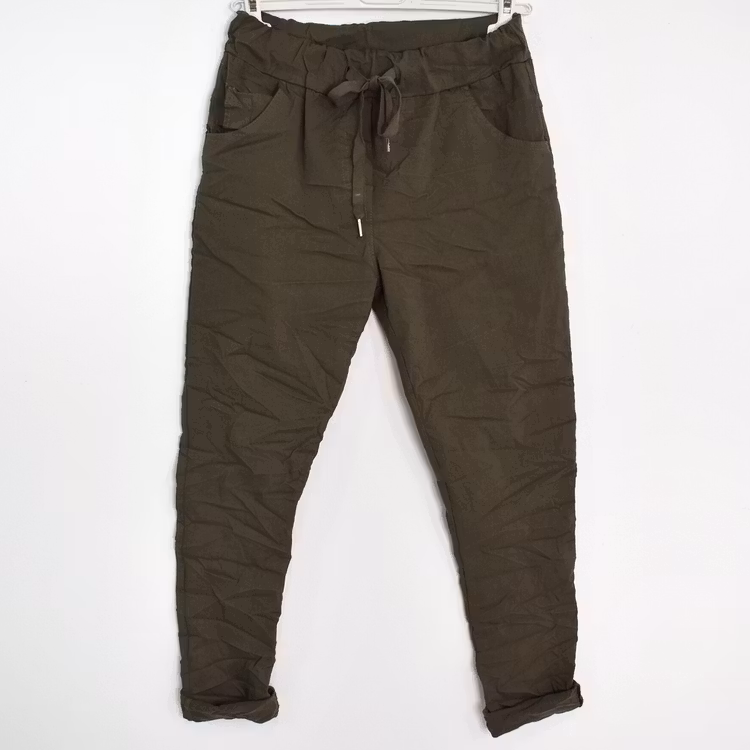 ANDRASORTERING Stretchig Byxa Alva MÖRK KAKI