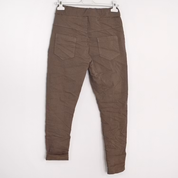 ANDRASORTERING Stretchig Byxa Alva MÖRK TAUPE