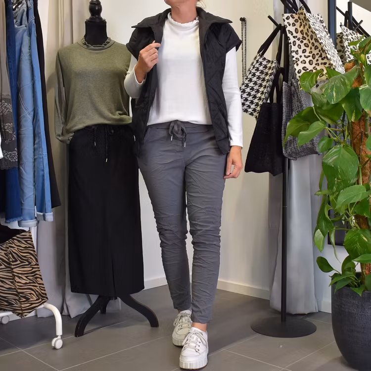 ANDRASORTERING Stretchig Byxa Alva GRÅ