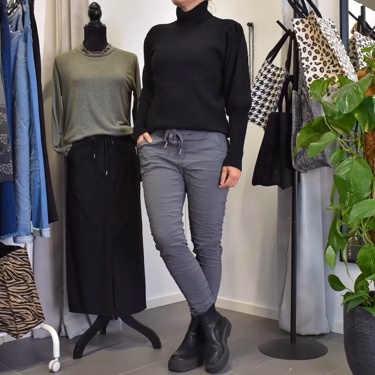 ANDRASORTERING Stretchig Byxa Alva GRÅ