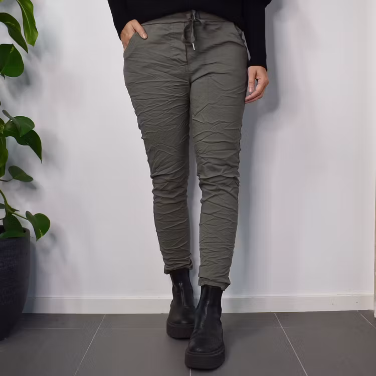 ANDRASORTERING Stretchig Byxa Alva KAKI