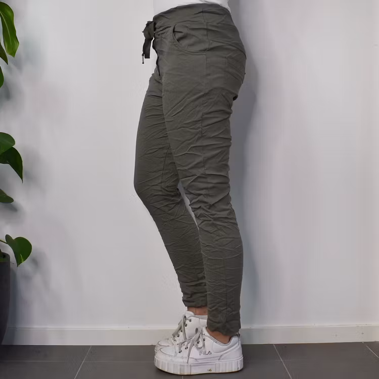 ANDRASORTERING Stretchig Byxa Alva KAKI