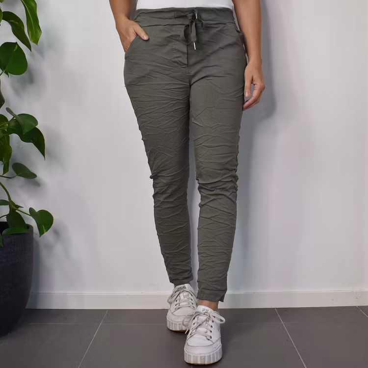 ANDRASORTERING Stretchig Byxa Alva KAKI