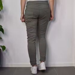 ANDRASORTERING Stretchig Byxa Alva KAKI