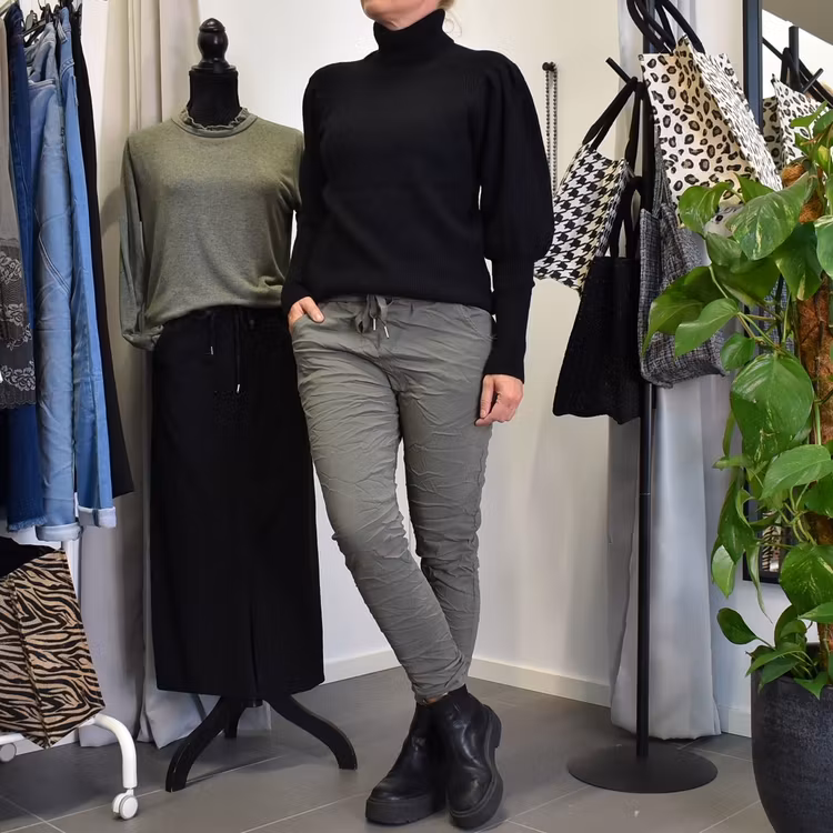 ANDRASORTERING Stretchig Byxa Alva KAKI