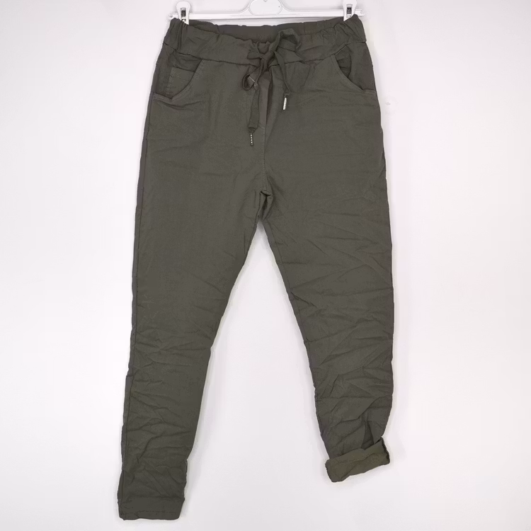 ANDRASORTERING Stretchig Byxa Alva KAKI