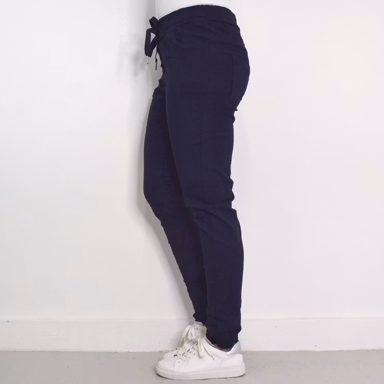 ANDRASORTERING Stretchig Byxa Alva MÖRKBLÅ