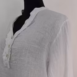 ANDRASORTERING Linneblus med Krås VIT