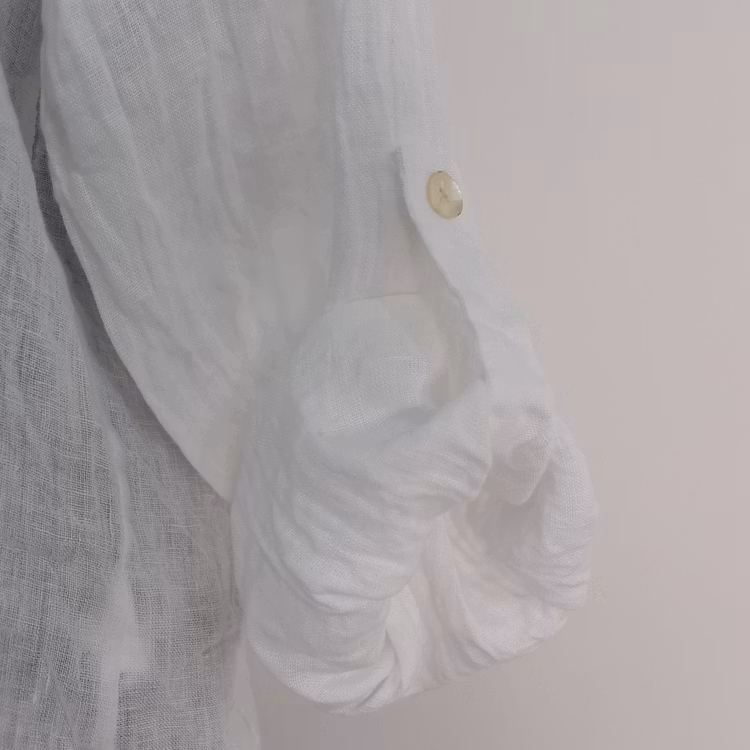 ANDRASORTERING Linneblus med Krås VIT