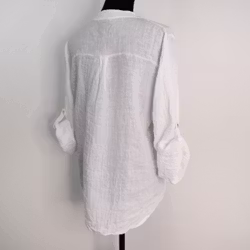 ANDRASORTERING Linneblus med Krås VIT