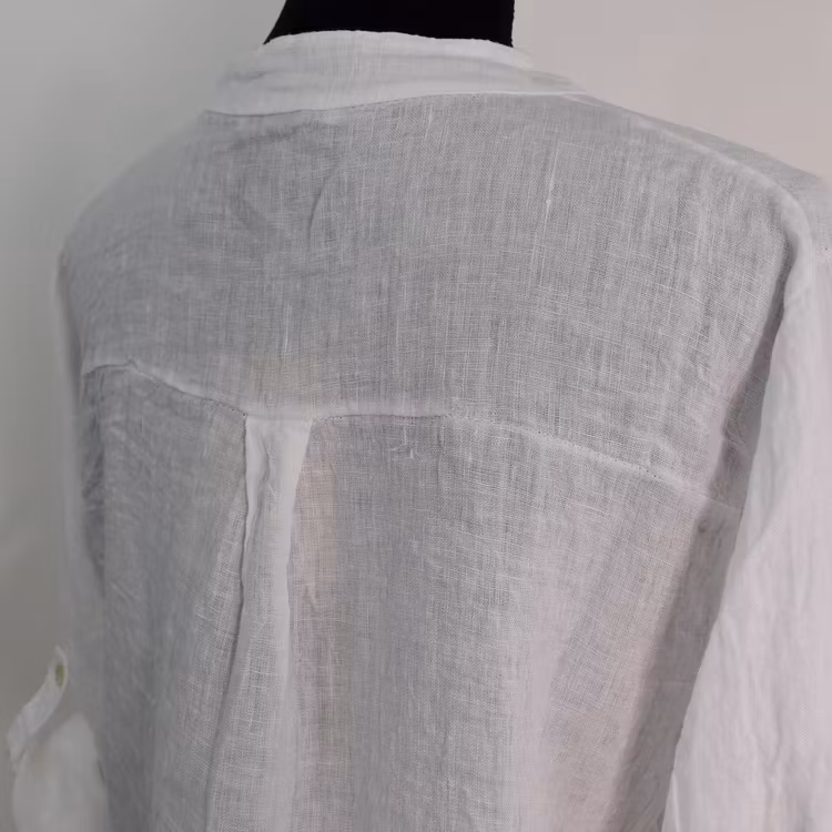 ANDRASORTERING Linneblus med Krås VIT