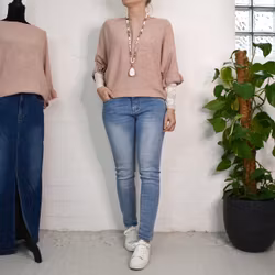 ANDRASORTERING Jeans med Gylf LJUS BLÅ Storlek M/38 - 3D Denim