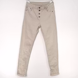 ANDRASORTERING Jeans med Knappar BEIGE CHIARO - 3D Denim