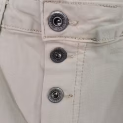 ANDRASORTERING Jeans med Knappar BEIGE CHIARO - 3D Denim