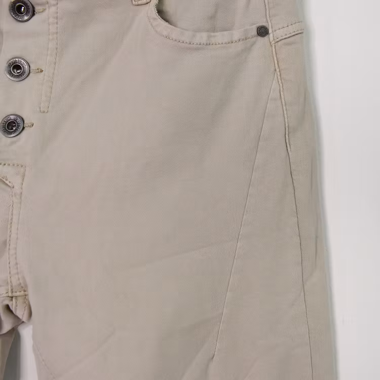 ANDRASORTERING Jeans med Knappar BEIGE CHIARO - 3D Denim