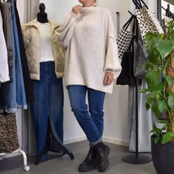 SECOND HAND! Stickad Tröja Over Sized ECRU