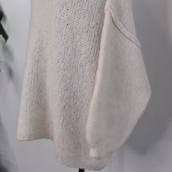 SECOND HAND! Stickad Tröja Over Sized ECRU