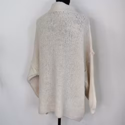 SECOND HAND! Stickad Tröja Over Sized ECRU