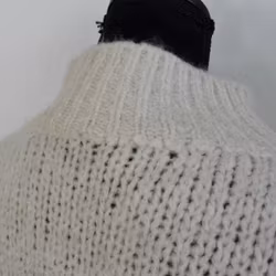 SECOND HAND! Stickad Tröja Over Sized ECRU