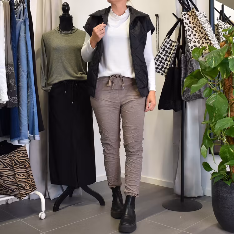 ANDRASORTERING Stretchig Byxa Alva TAUPE