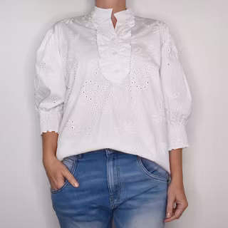 ANDRASORTERING Skjorta Krås Linda VIT L/XL - Marta du Chateau