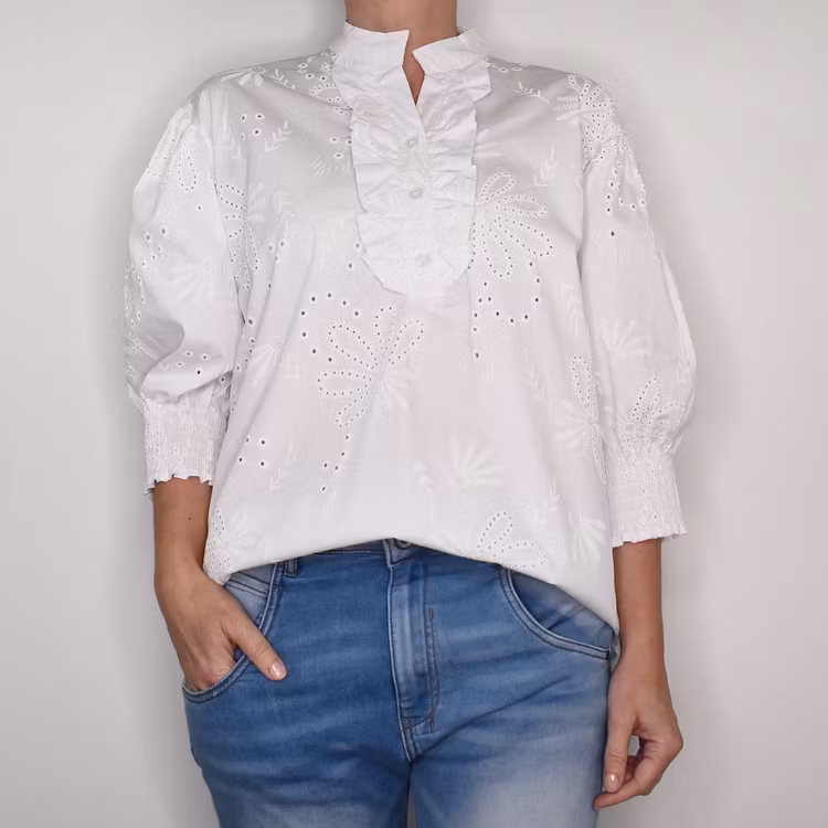 ANDRASORTERING Skjorta Krås Linda VIT L/XL - Marta du Chateau