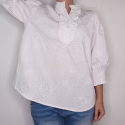 ANDRASORTERING Skjorta Krås Linda VIT L/XL - Marta du Chateau