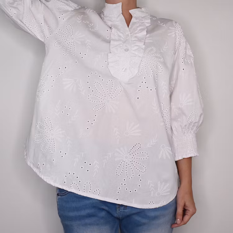 ANDRASORTERING Skjorta Krås Linda VIT L/XL - Marta du Chateau