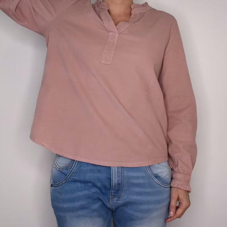 ANDRASORTERING Blus Morgana Cord OLD PINK L/XL - Marta du Chateau