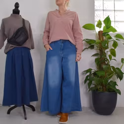 ANDRASORTERING Blus Morgana Cord OLD PINK L/XL - Marta du Chateau