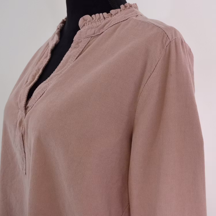 ANDRASORTERING Blus Morgana Cord OLD PINK L/XL - Marta du Chateau