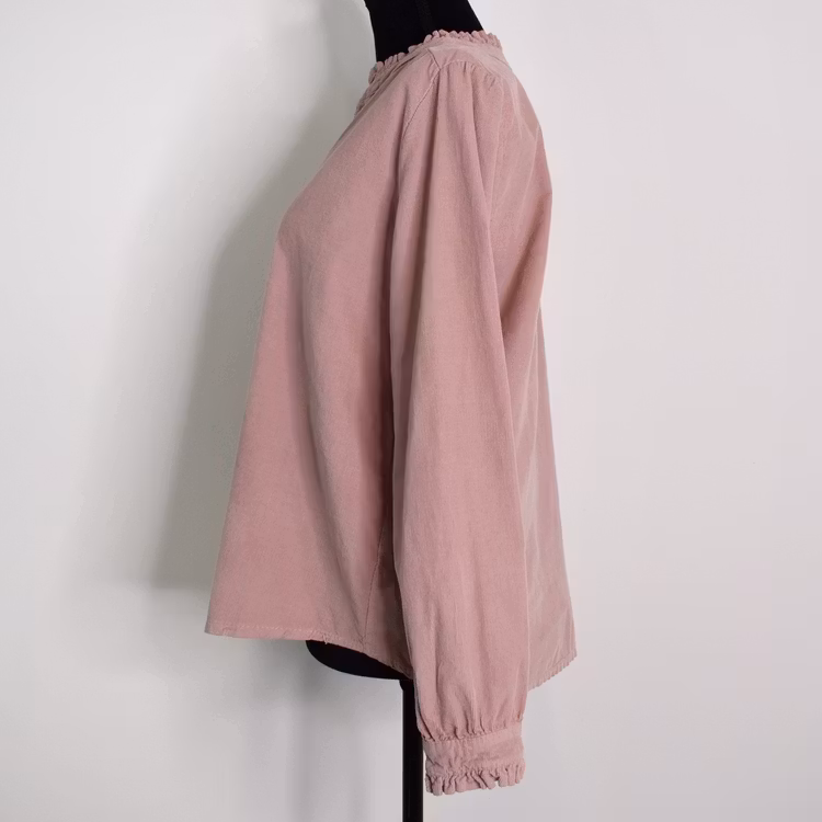 ANDRASORTERING Blus Morgana Cord OLD PINK L/XL - Marta du Chateau