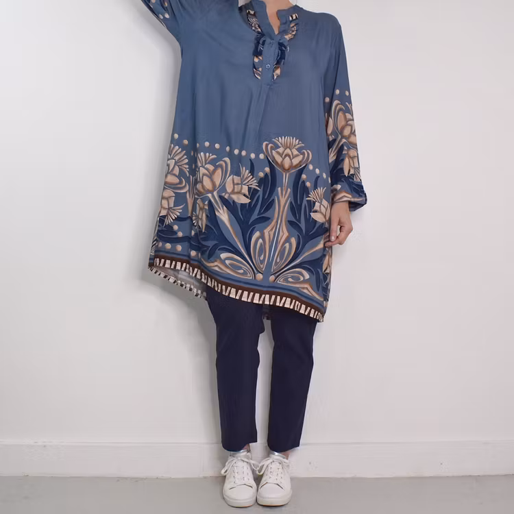 ANDRASORTERING Tunika Capri JEANSBLÅ L/XL - Marta du Chateau