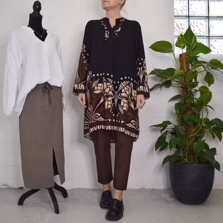 ANDRASORTERING Tunika Capri SVART S/M - Marta du Chateau