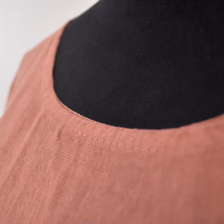 ANDRASORTERING Linneklänning med Fickor MELOGRANO