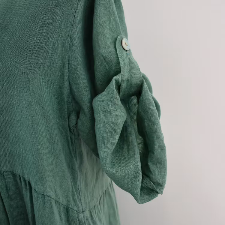 ANDRASORTERING Linneklänning med Fickor LAGO