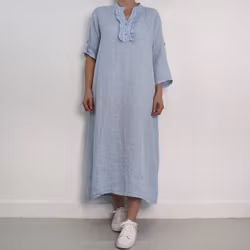 ANDRASORTERING Linneklänning Krås CIELO