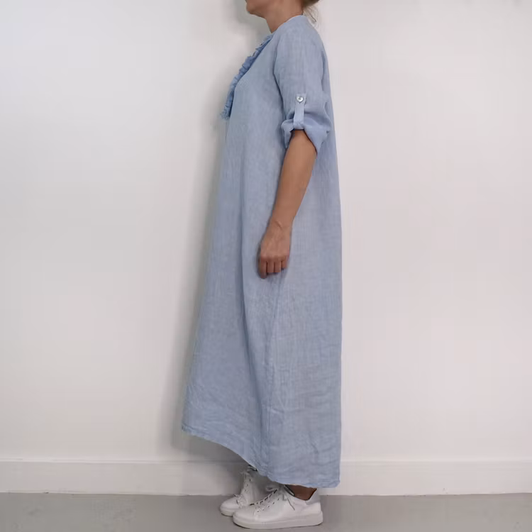 ANDRASORTERING Linneklänning Krås CIELO