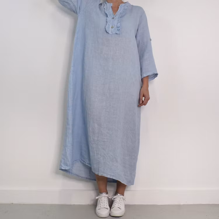 ANDRASORTERING Linneklänning Krås CIELO