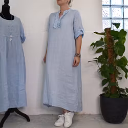 ANDRASORTERING Linneklänning Krås CIELO