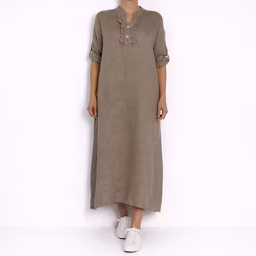 ANDRASORTERING Linneklänning Krås FANGO