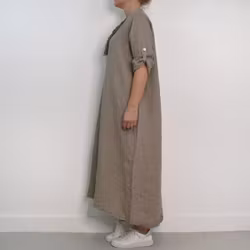 ANDRASORTERING Linneklänning Krås FANGO