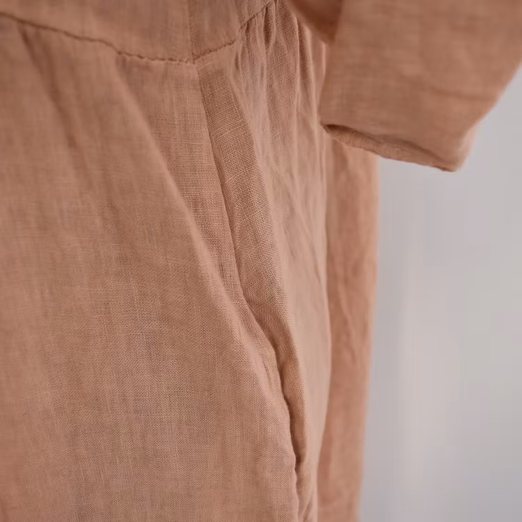 ANDRASORTERING Linneklänning med Fickor MIU MIU