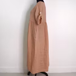 ANDRASORTERING Linneklänning med Fickor MIU MIU