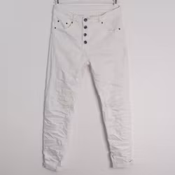 ANDRASORTERING Jeans med Knappar VIT - 3D Denim