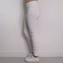 ANDRASORTERING Jeans med Knappar VIT - 3D Denim