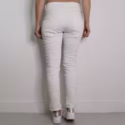 ANDRASORTERING Jeans med Knappar VIT - 3D Denim