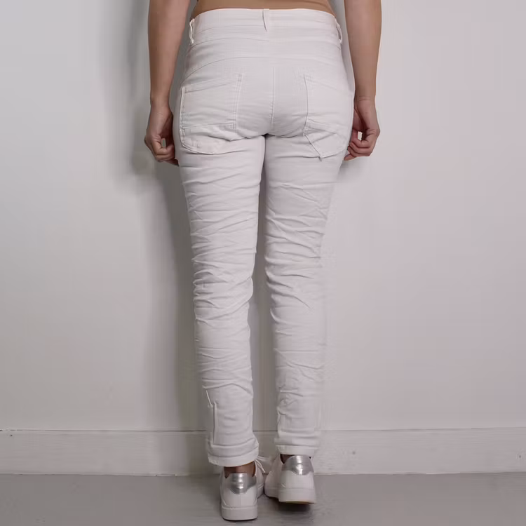 ANDRASORTERING Jeans med Knappar VIT - 3D Denim